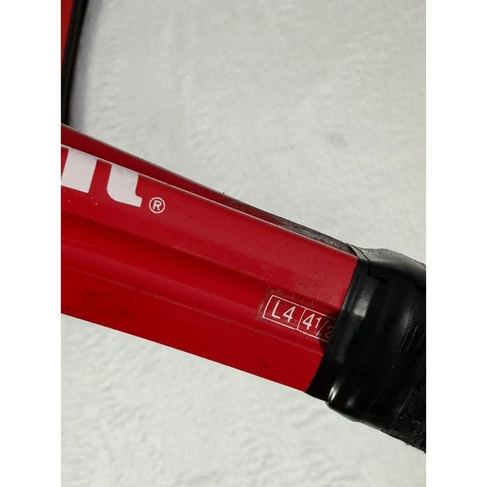 Wilson Impact Titanium Volcanic Frame Tennis Racquet L4 4 1/2 Power Bridge Case‎